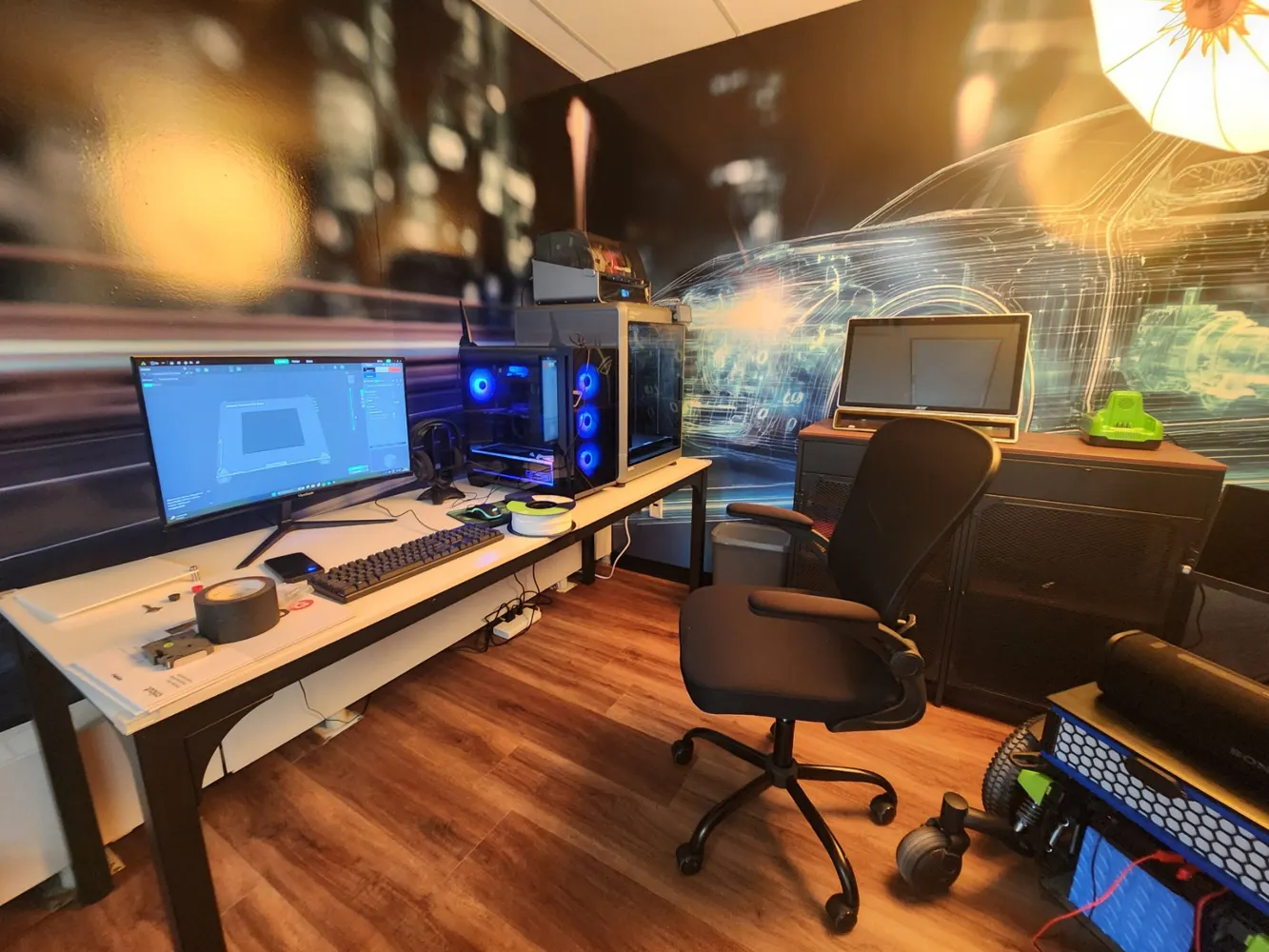 Technology equipment in a SkillsHub lab